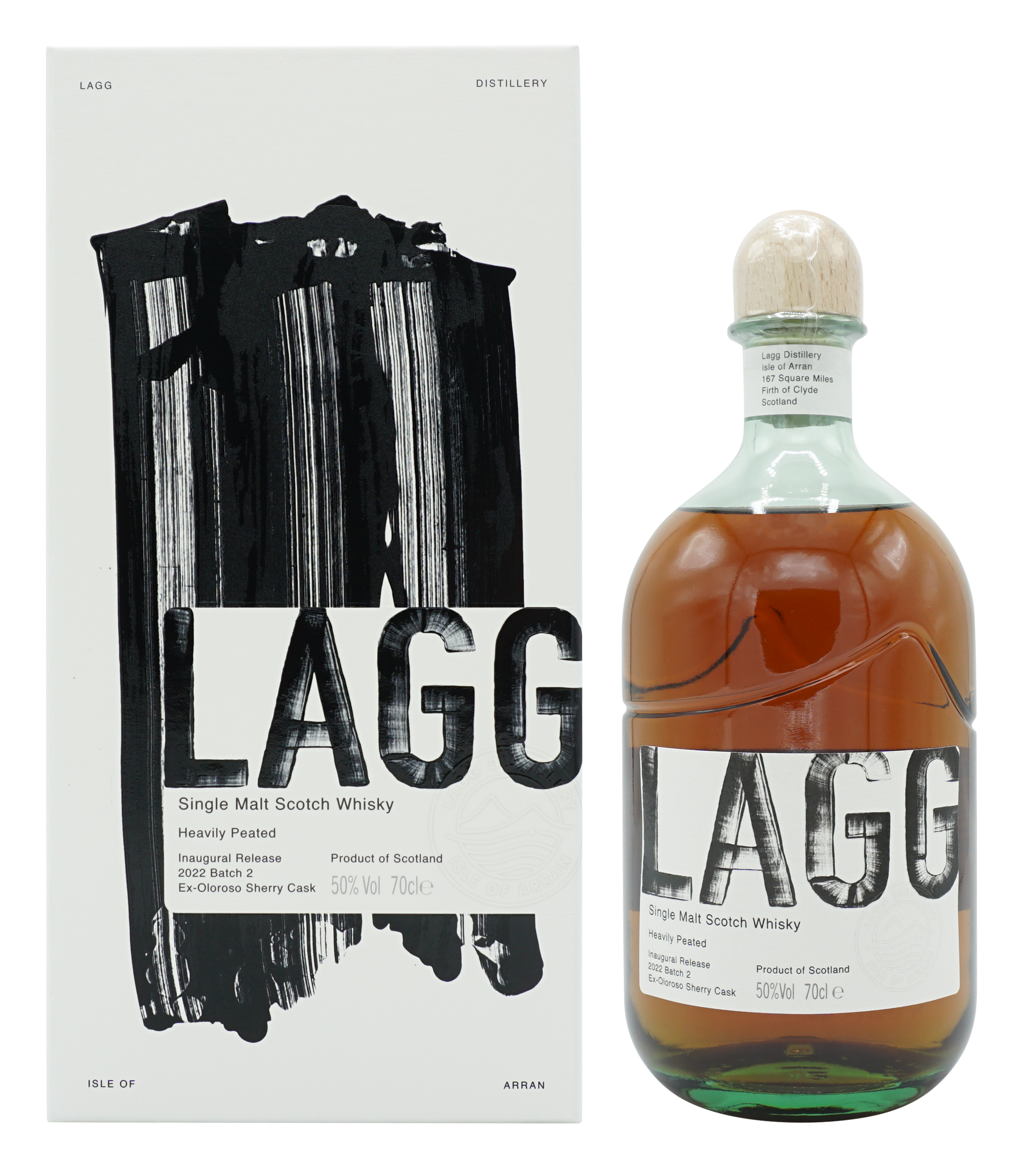 Lagg Inaugural Release Batch 2 Single Malt 70cl 50 Compleet