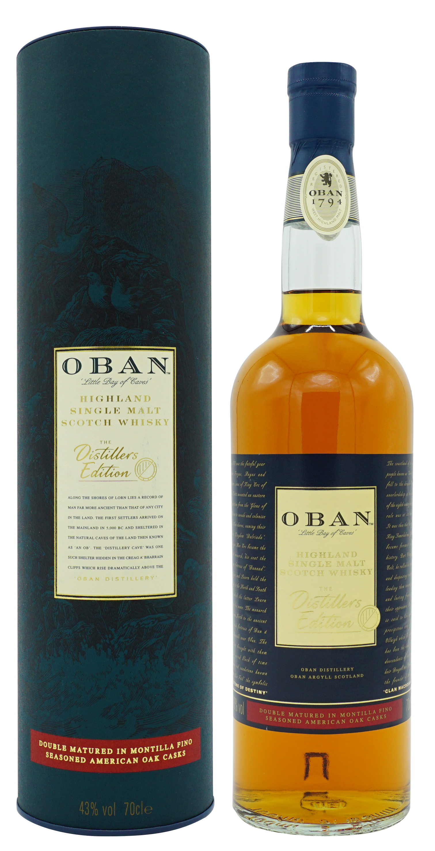 Oban Distillers Edition 2022 Single Malt 70cl 43 Compleet