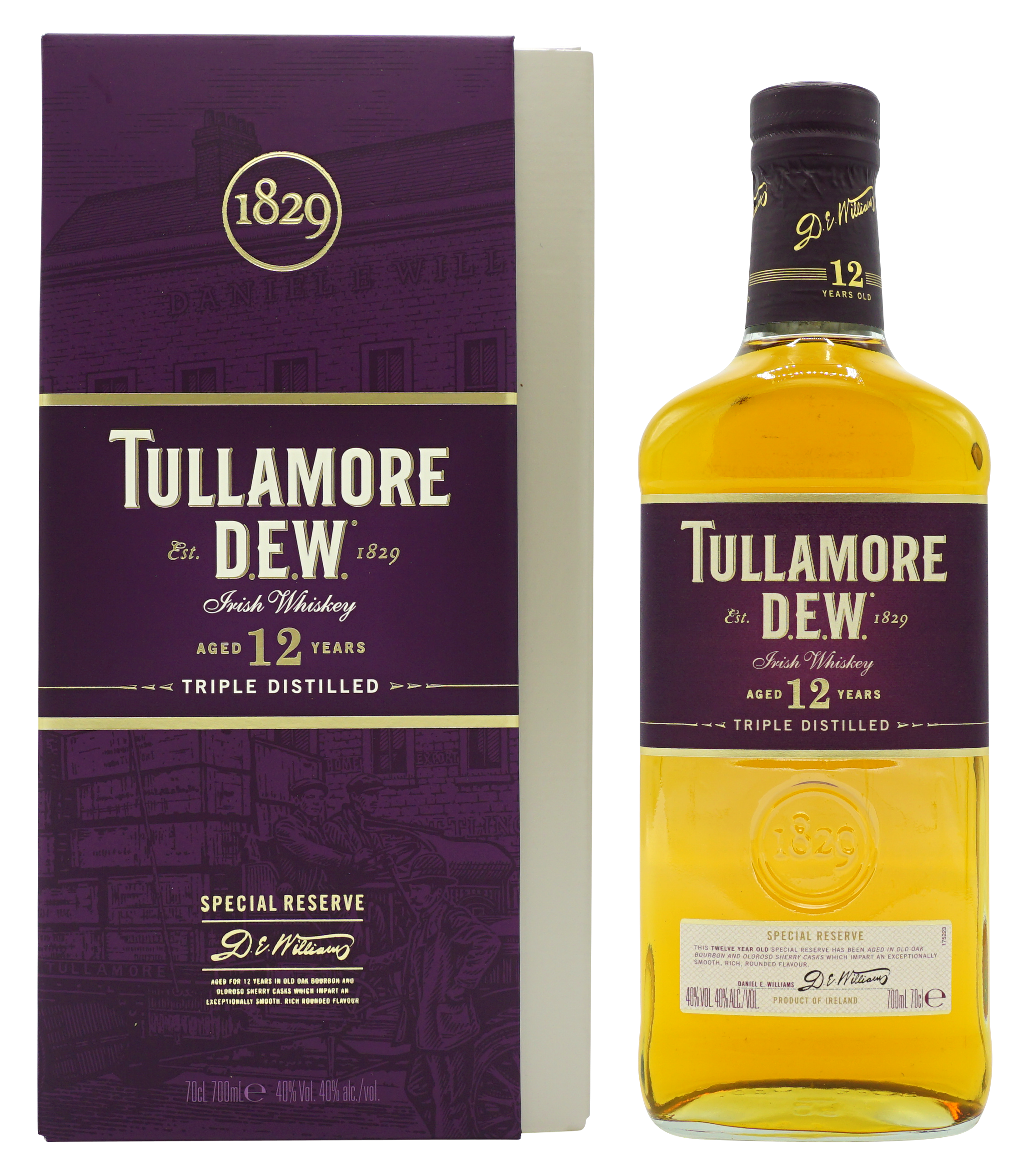 Tullamore Dew 12 Years Blended 70cl 40 Compleet