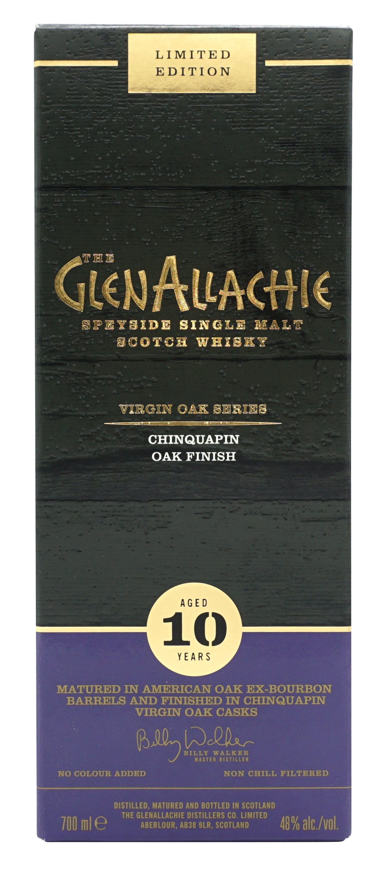 Glenallachie 10 Years Chinquapin Finish Single Malt 70cl 48 Doos