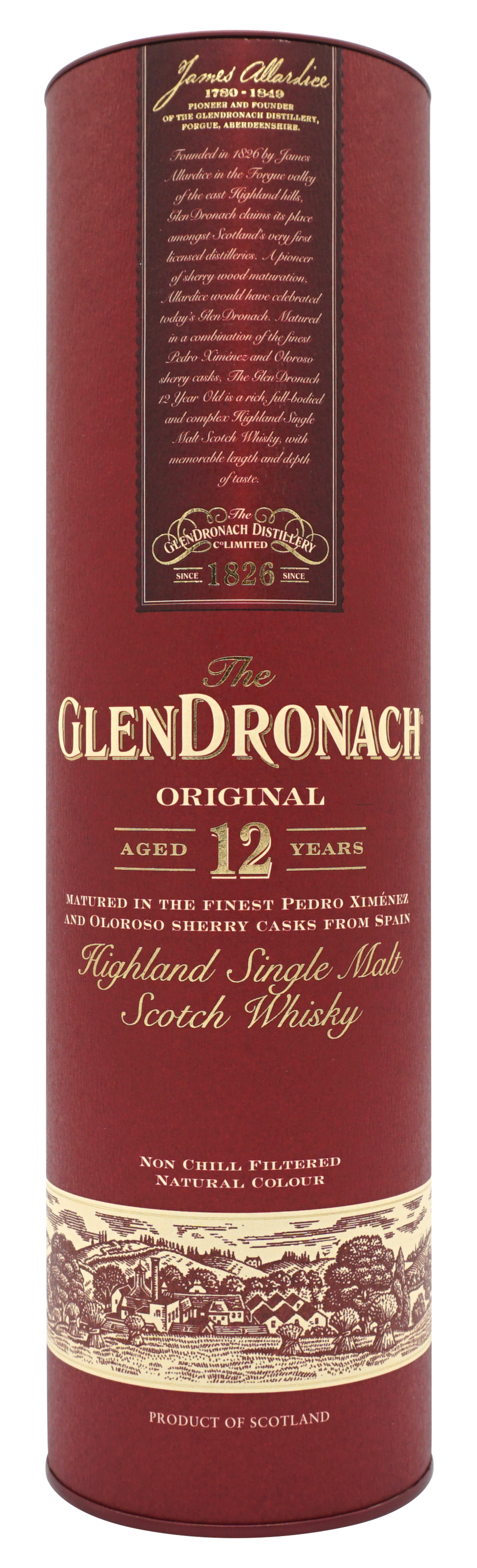 Glendronach 12 Years 2020 Non Chill Single Malt 70cl 43 Koker