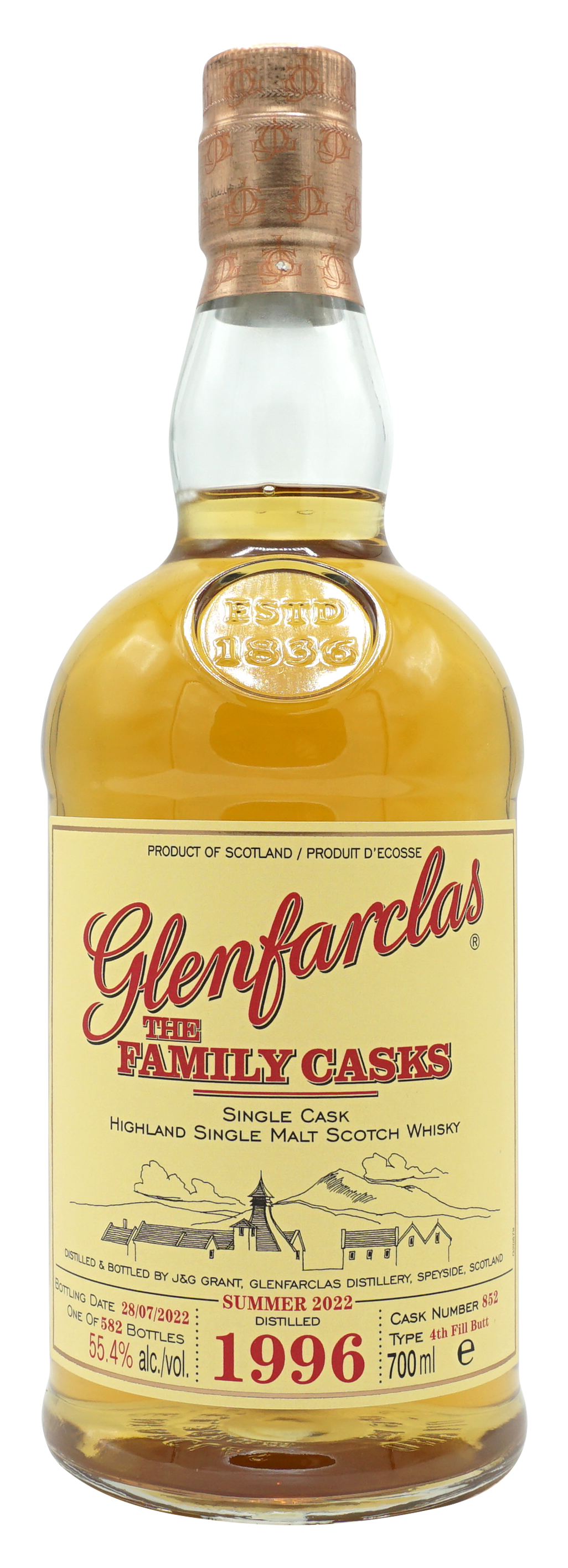 Glenfarclas 1996 Family Cask 852 70cl 554