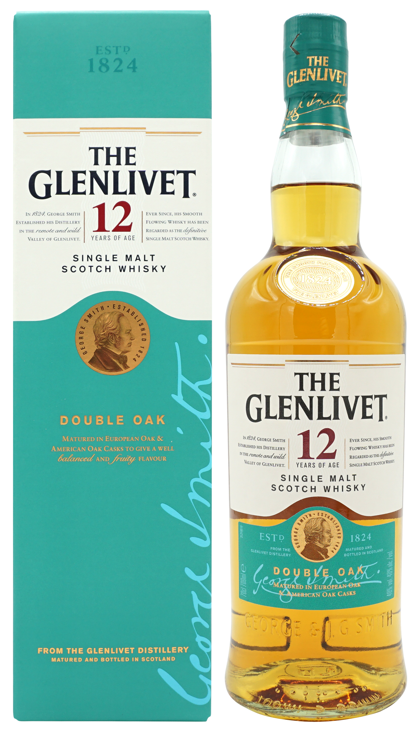 Glenlivet 12 Years Single Malt 70cl 40 Compleet