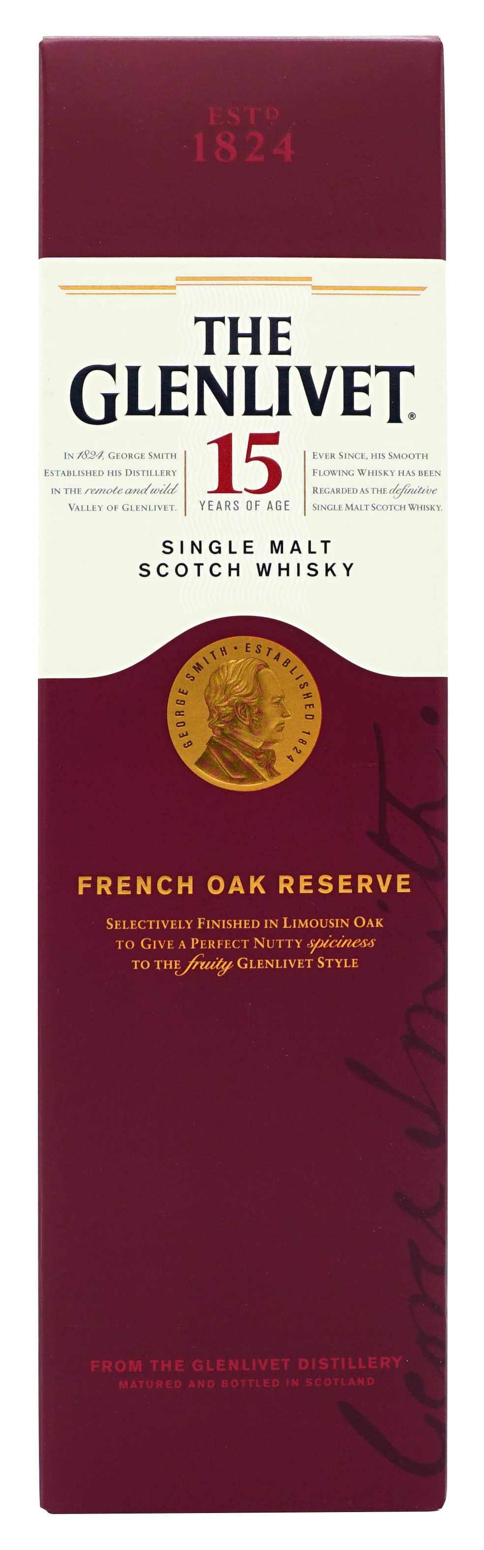 Glenlivet French Oak 15 Years Single Malt 70cl 40 Doos
