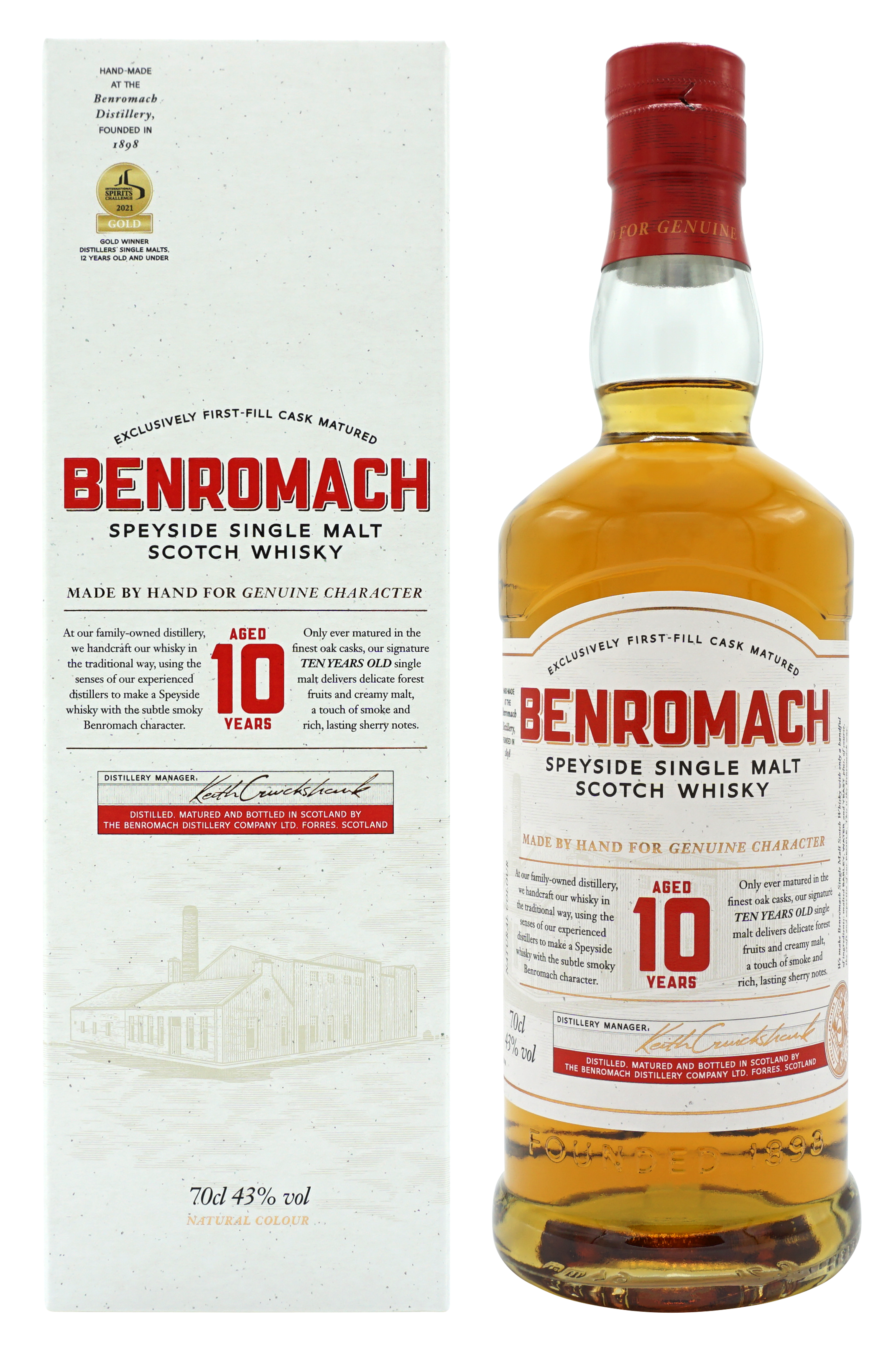 Benromach 10 Years Single Malt 70cl 46 Compleet