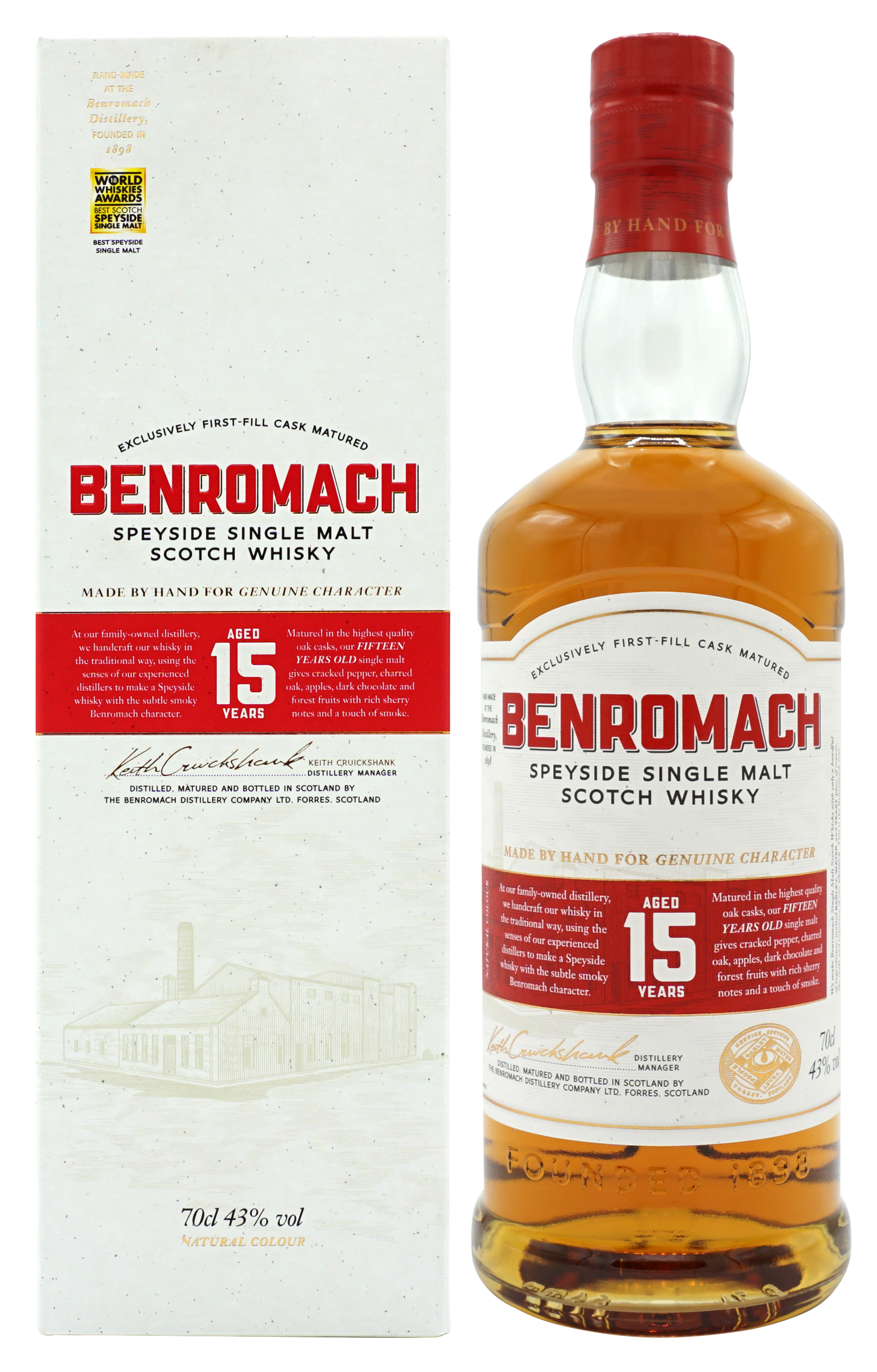 Benromach 15 Years Single Malt 70cl 43 Compleet