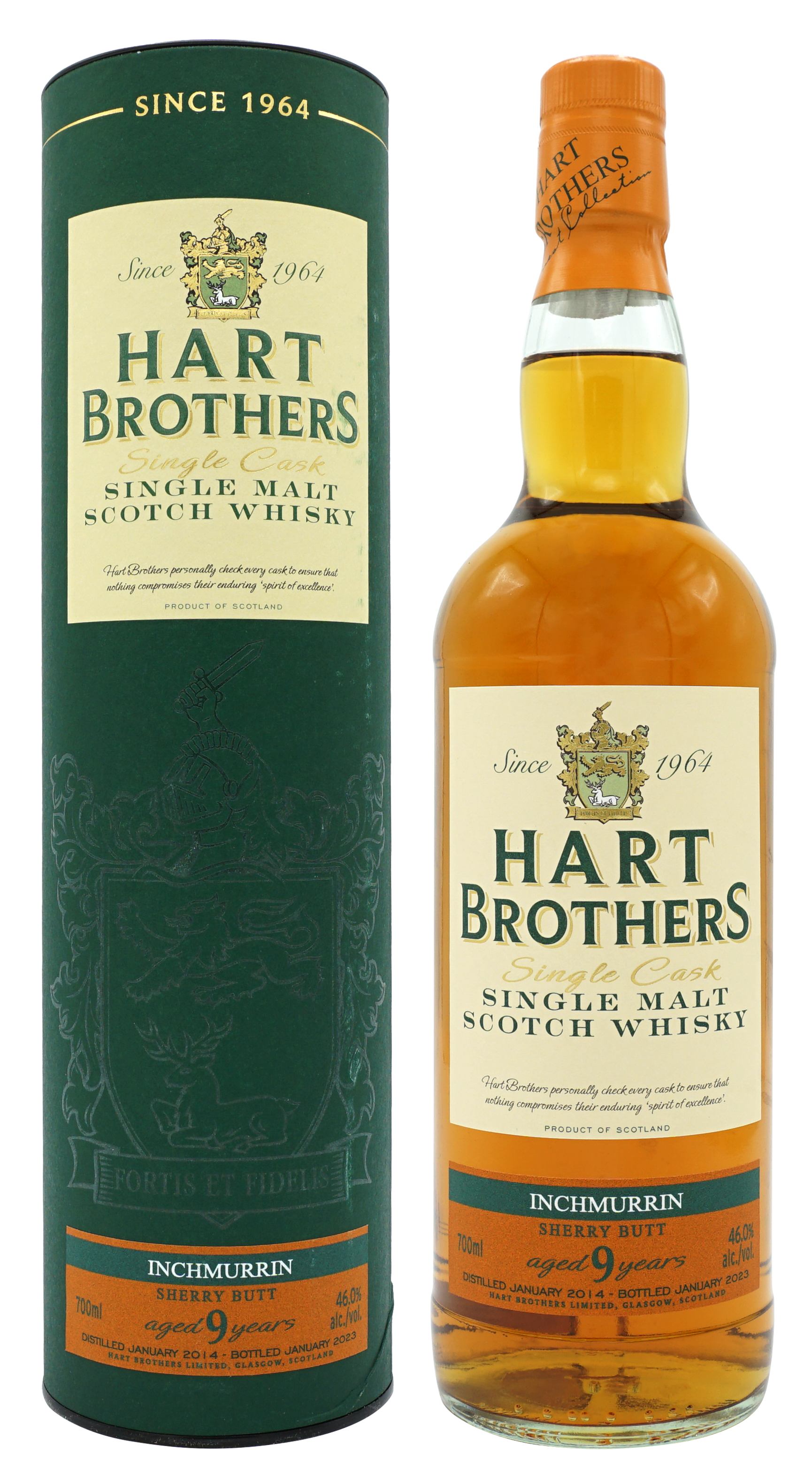 Hart Brothers Inchmurrin 9 Years 2014 Single Malt 70cl 46 Compleet