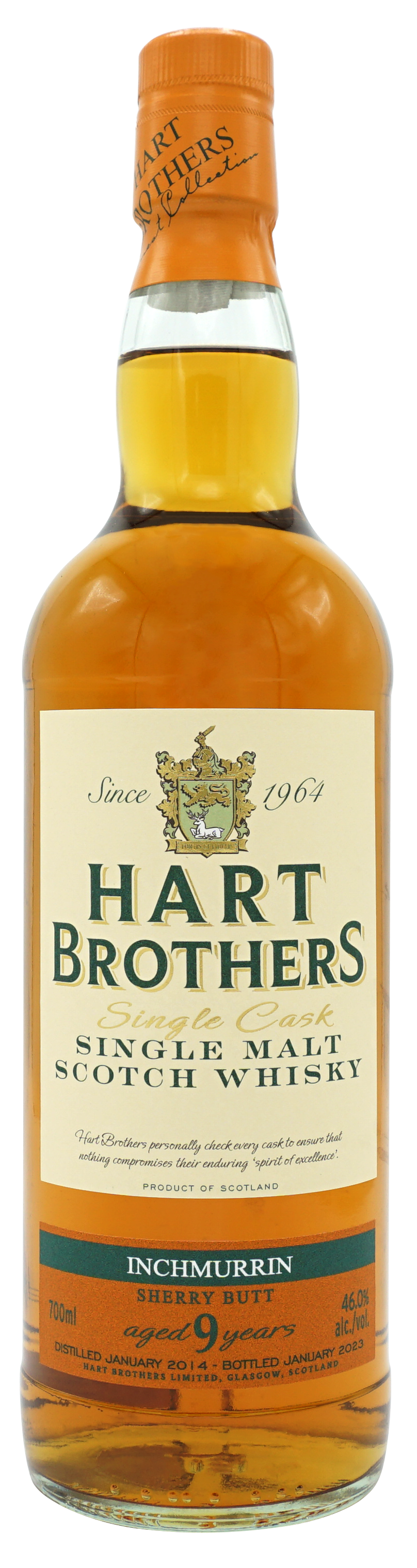 Hart Brothers Inchmurrin 9 Years 2014 Single Malt 70cl 46