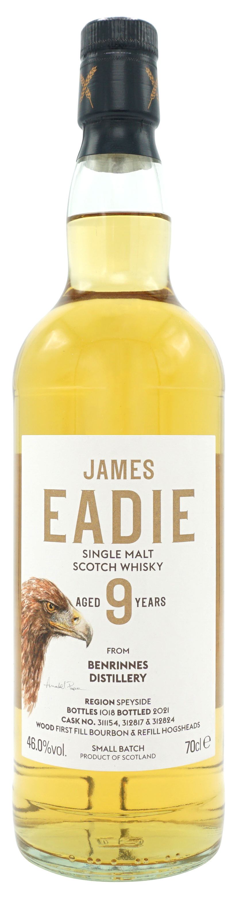 James Eadie Benrinnes 9 Years Single Malt 70cl 46