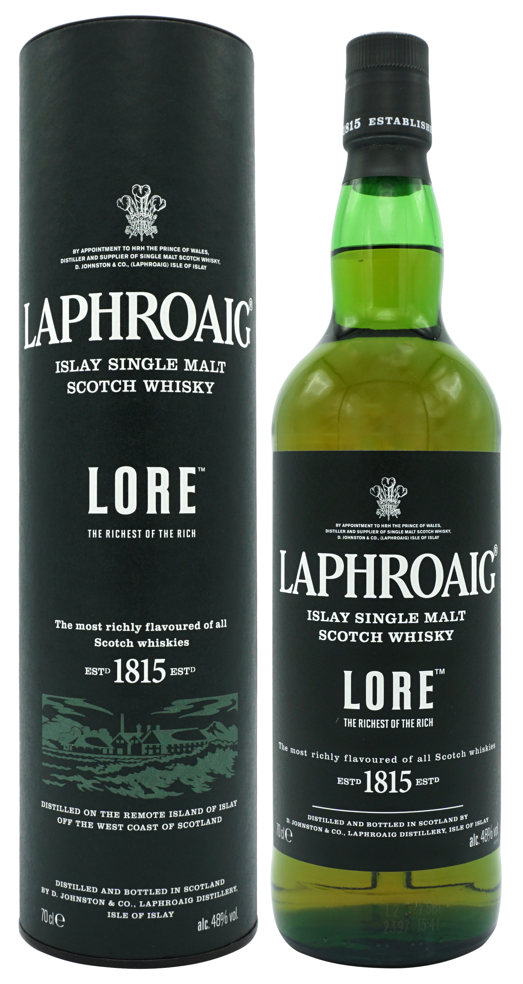 Laphroaig Lore Single Malt 70cl 48 Compleet