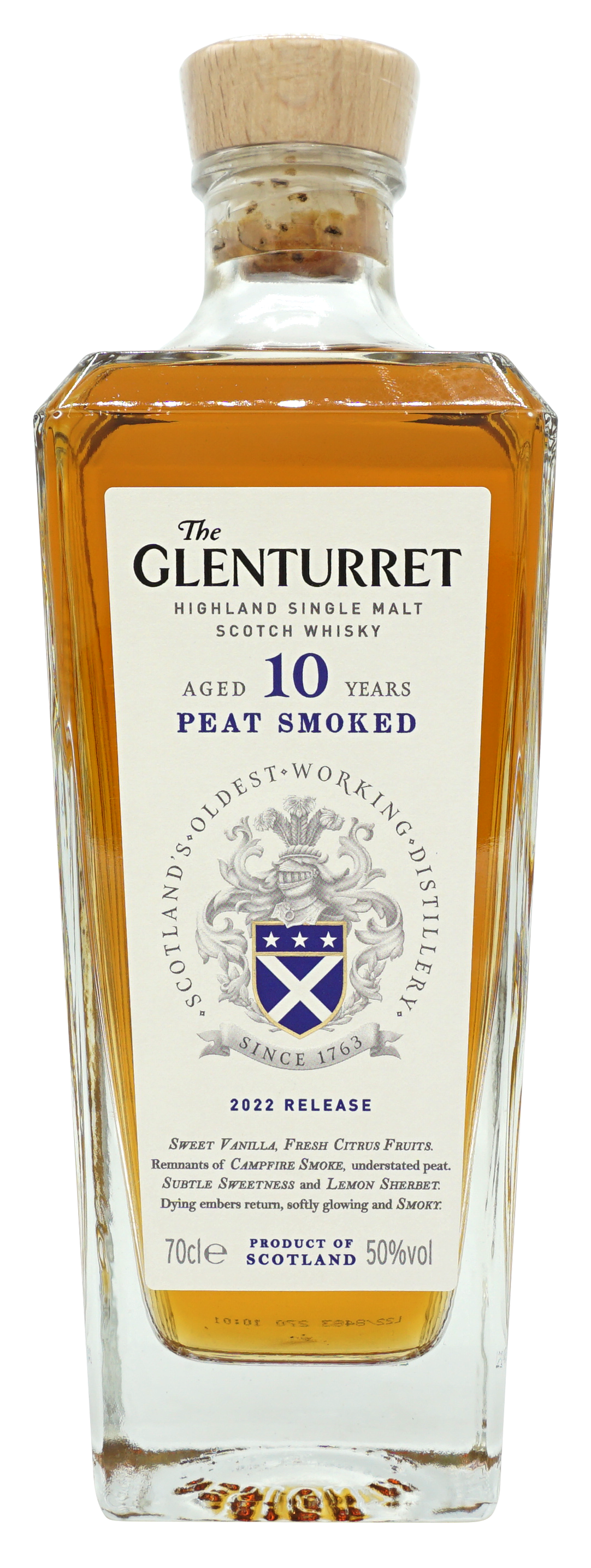 Glenturret 10 Years Peated 2022 Single Malt 70cl 50