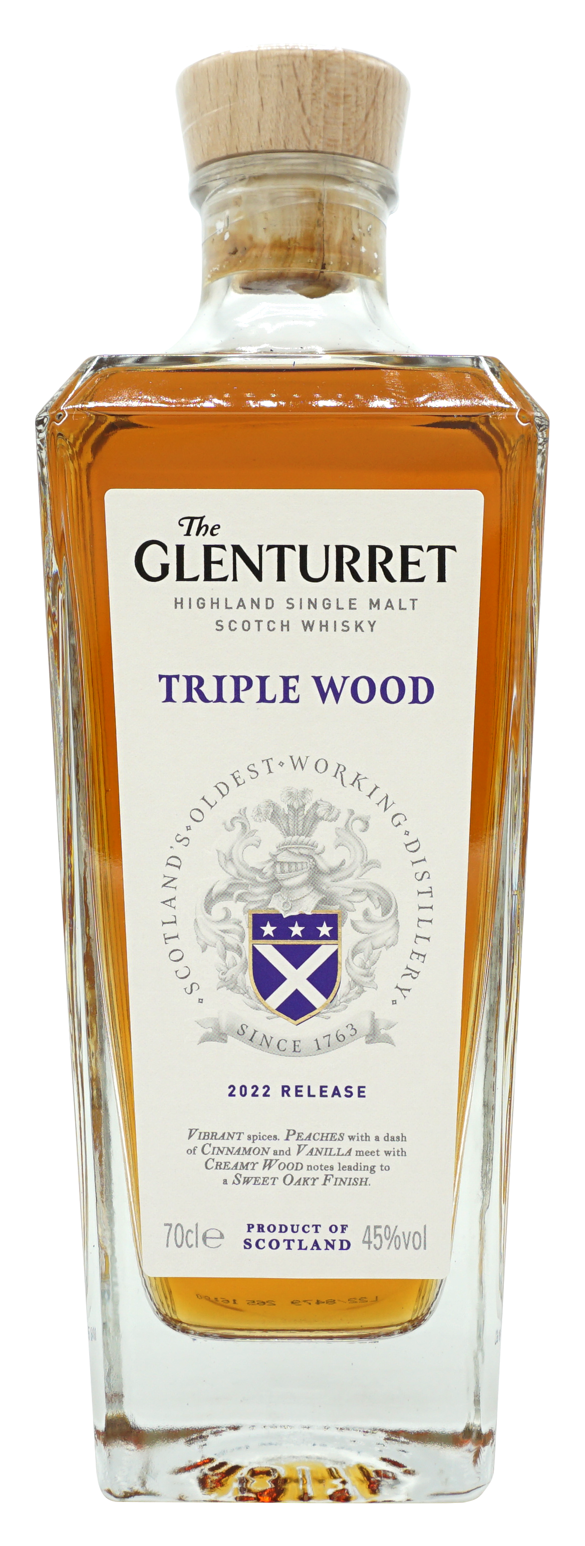 Glenturret Triple Wood 2022 Single Malt 70cl 45