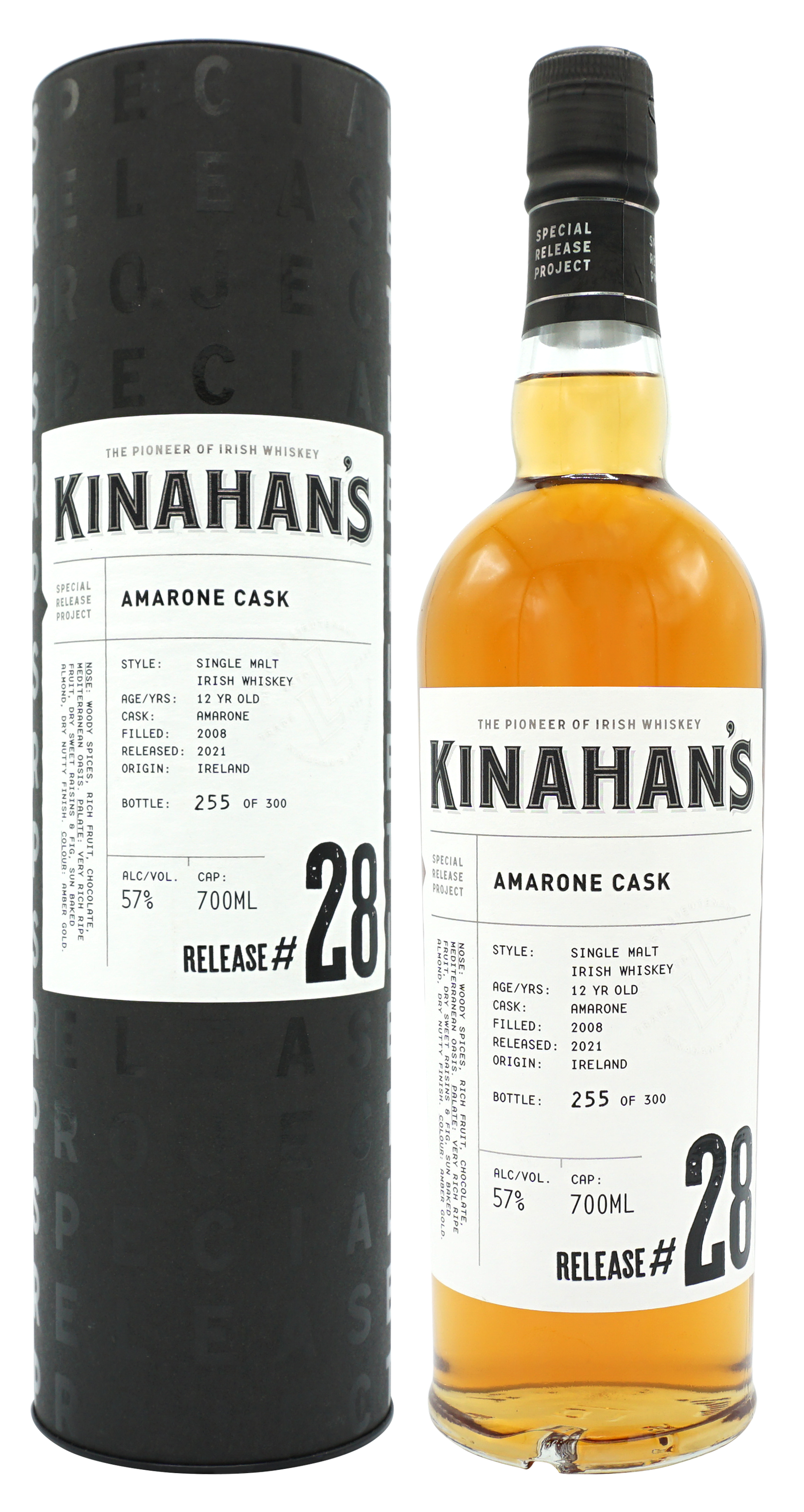 Kinahans Amarone Cask 12 Years Single Malt 70cl 57 Compleet