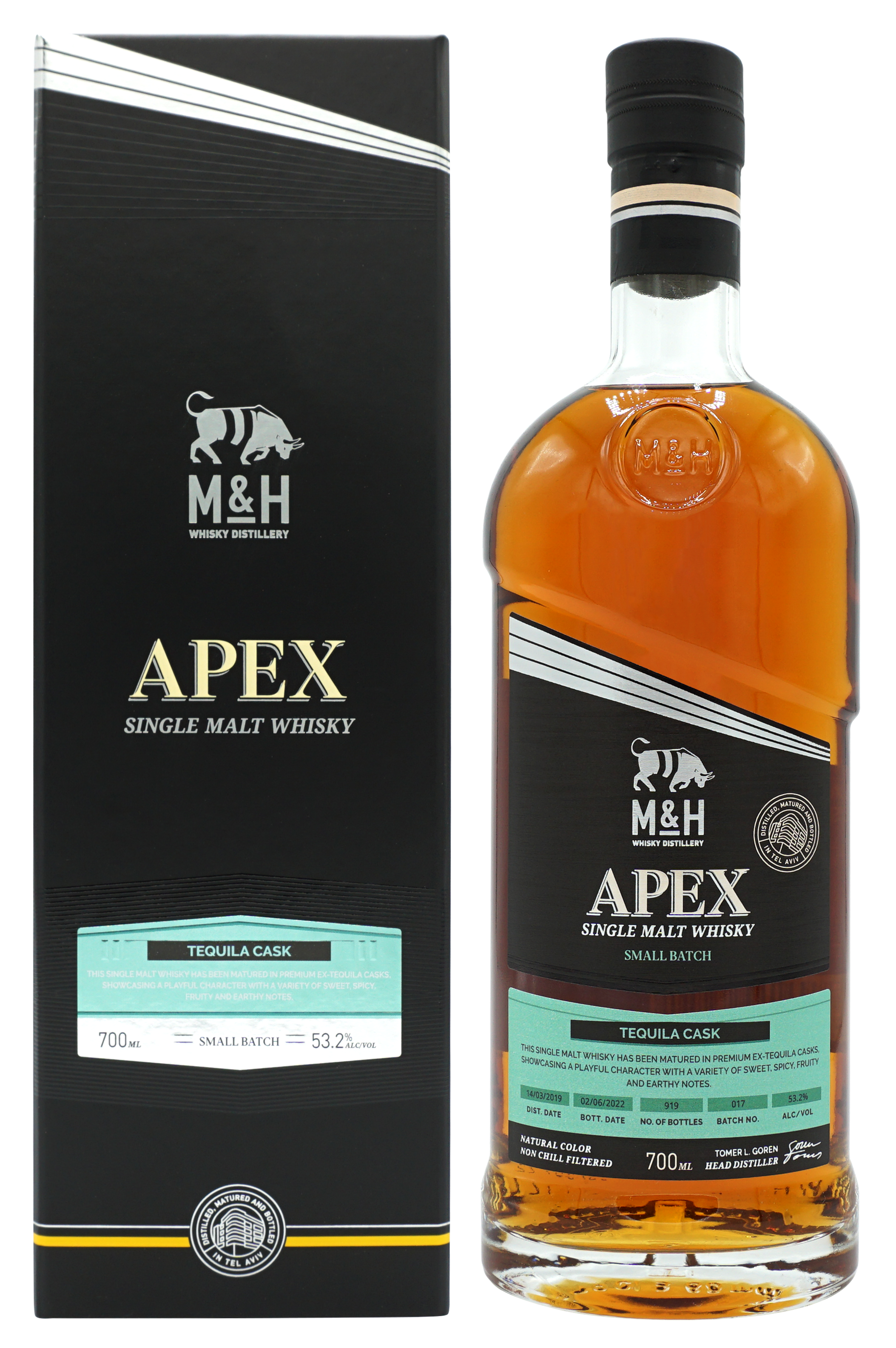 Mh Apex Tequila Single Malt 70cl 532 Compleet