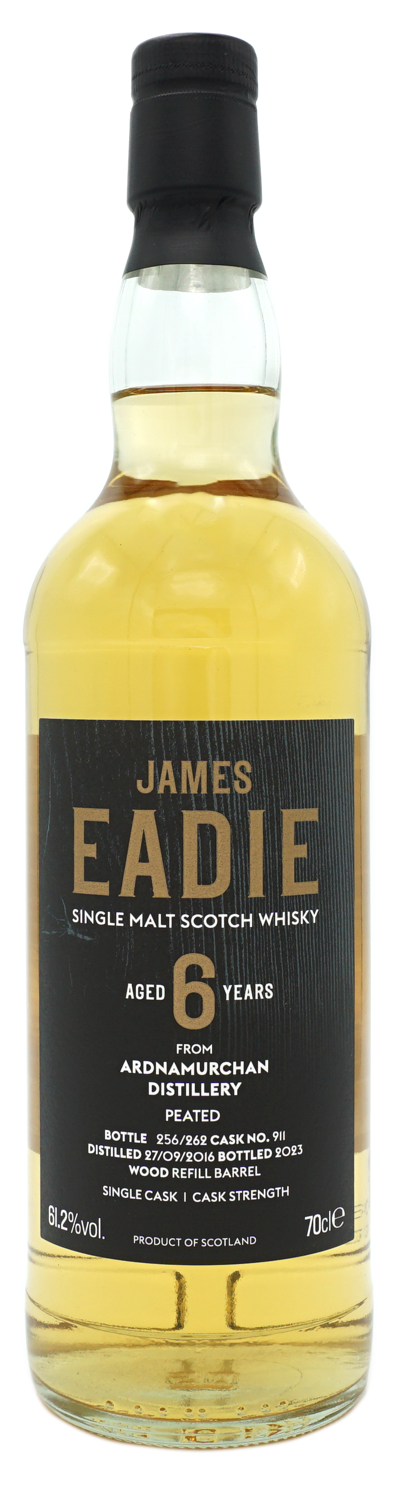 James Eadie Ardnamurchan Peat 6 Years Single Malt 70cl 61,2% Fles