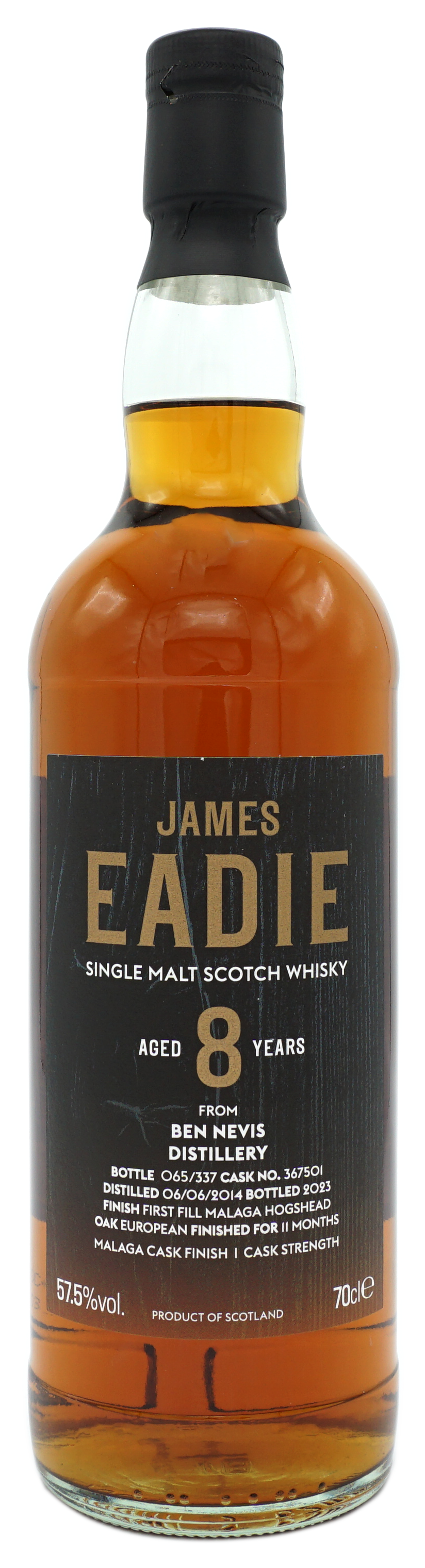 James Eadie Ben Nevis 2014 8 Years Single Malt 70cl 57,5% Fles