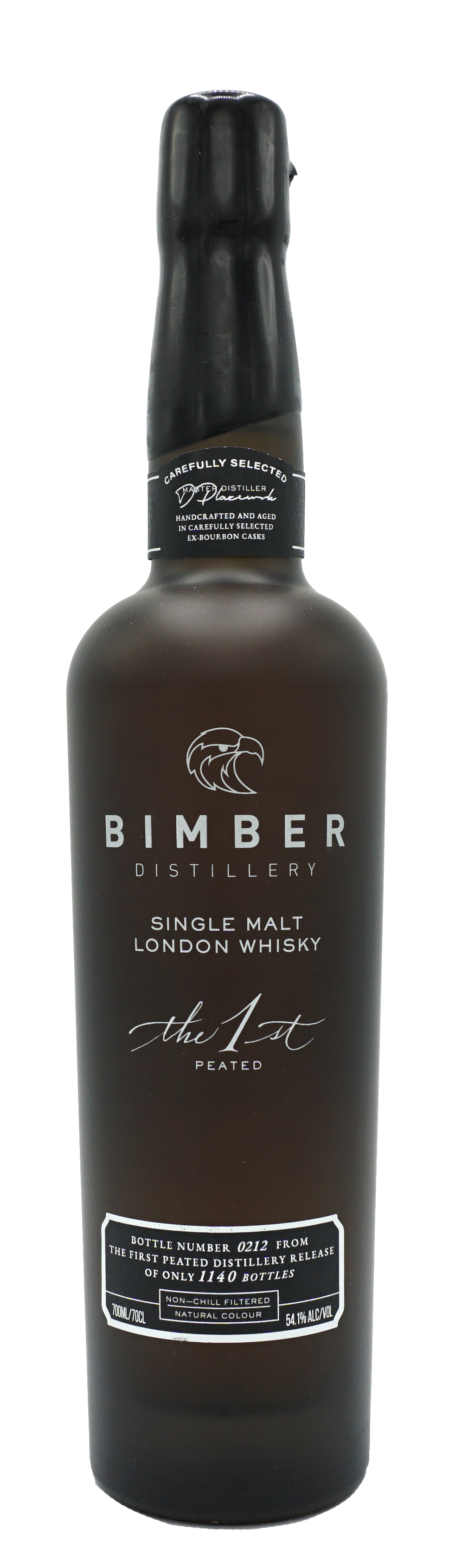 Bimber The First Peated Fles