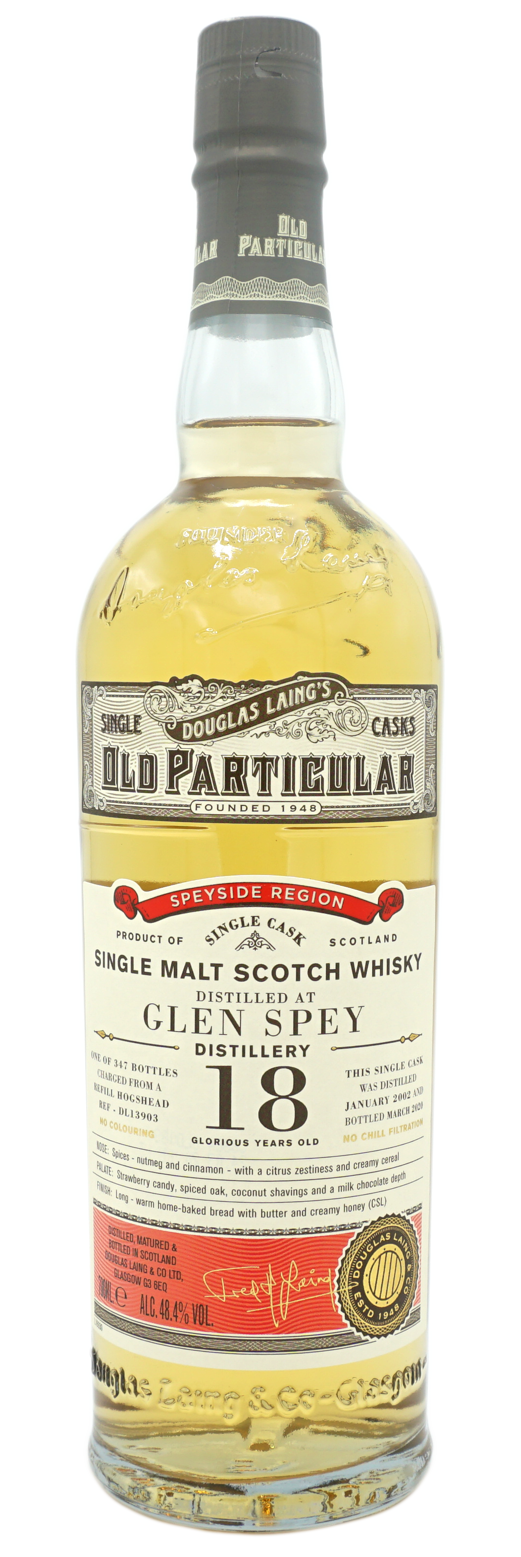 Old Particular GlenSpey 18 Fles
