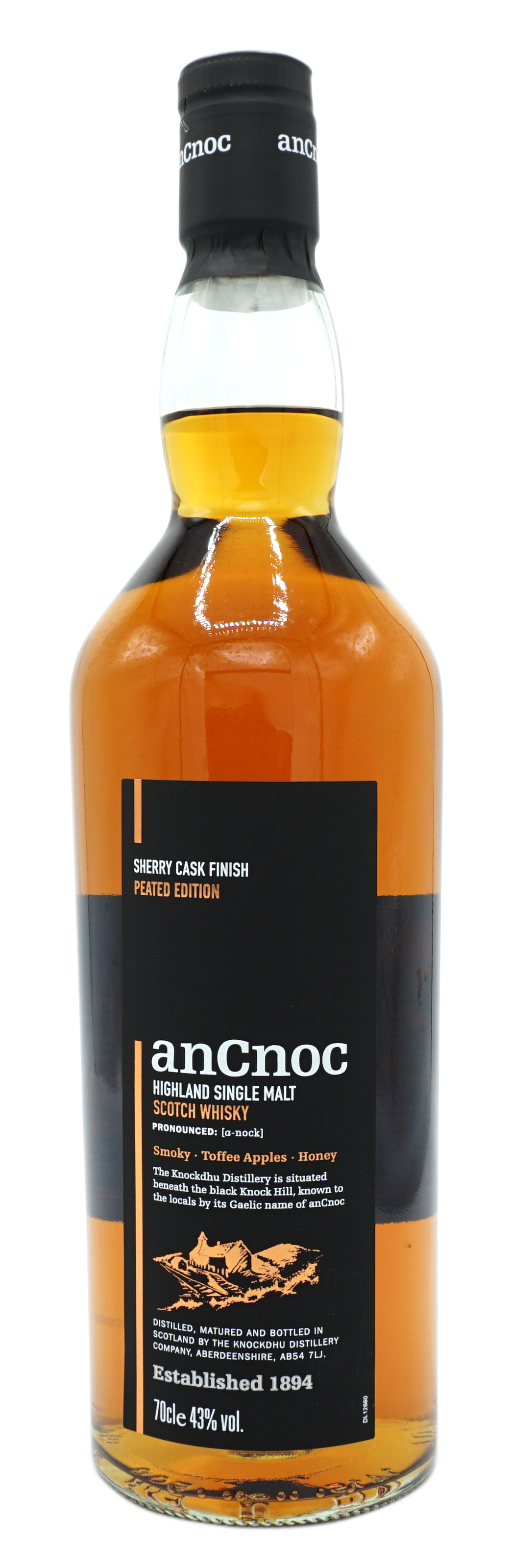 Ancnoc Peated Sherry Fles