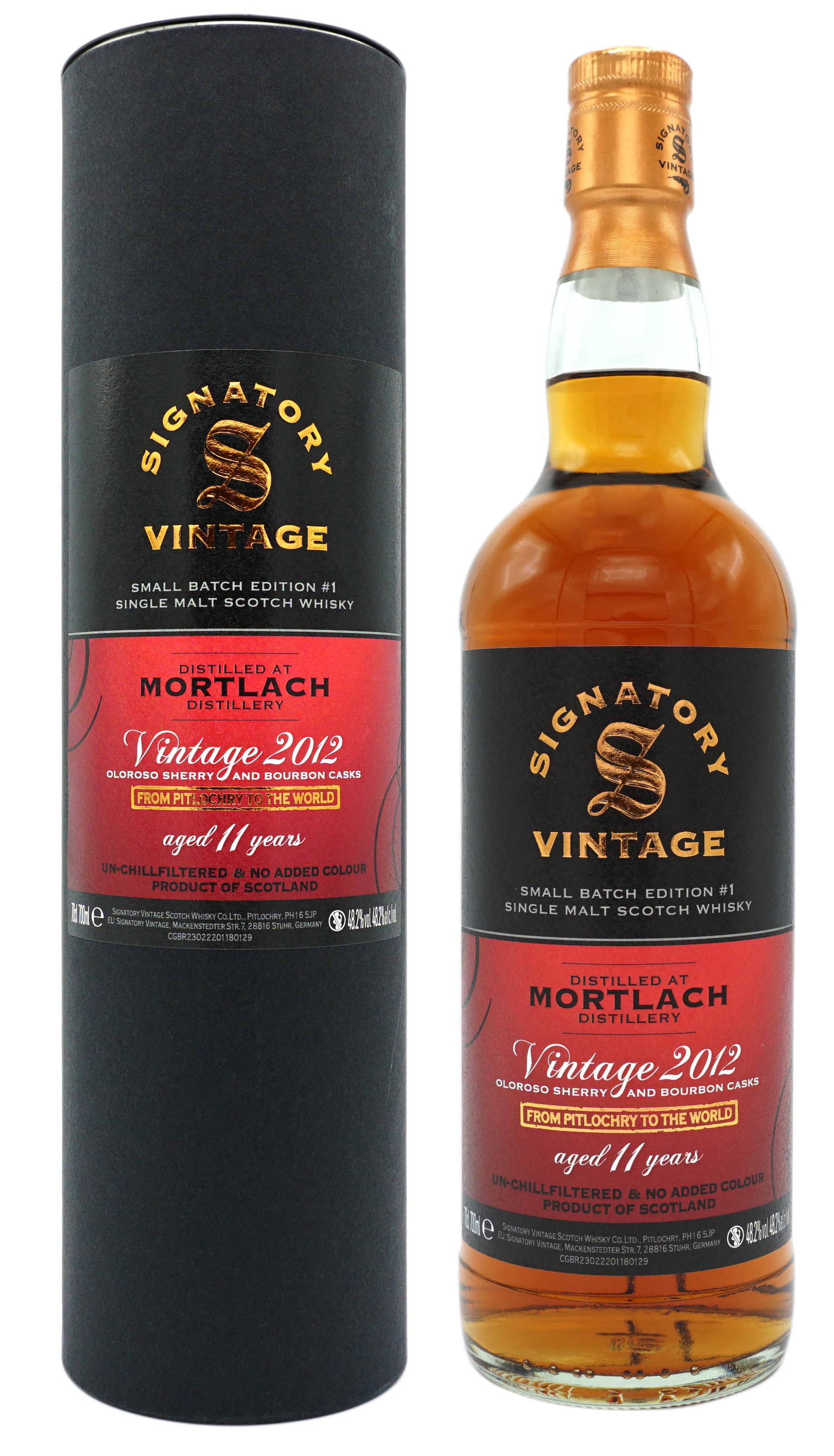 Signatory Vintage Mortlach 11y 48,2% Compleet