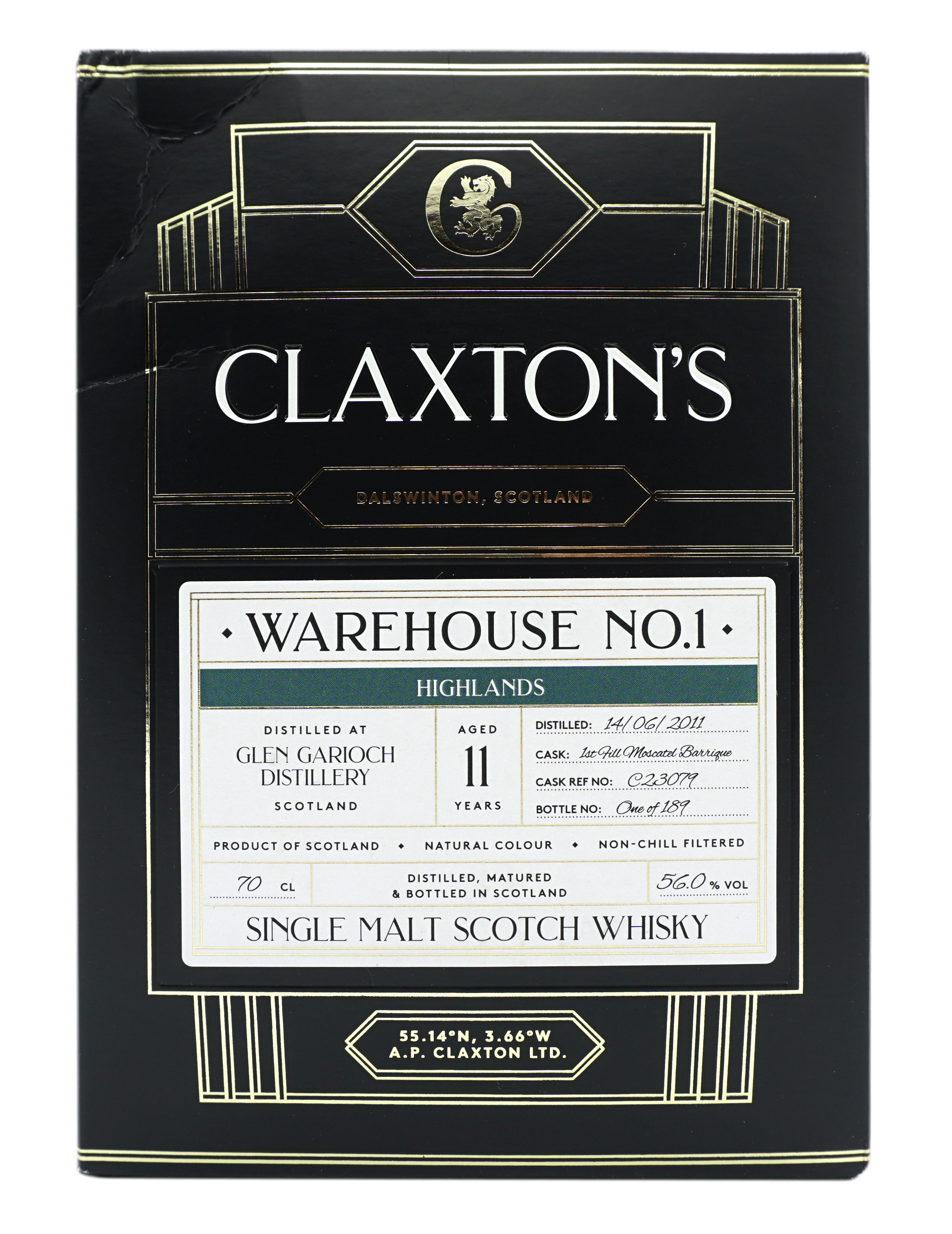 Claxton’s WarehouseNo1 Highlands 11y 56% Doos