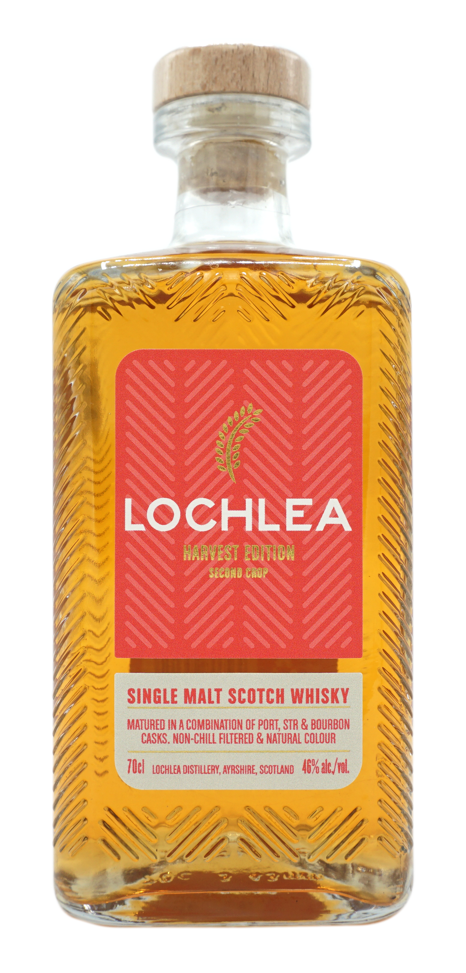 Lochlea HarvestEdition SecondCrop Port,Str&Bourbon 46% Fles
