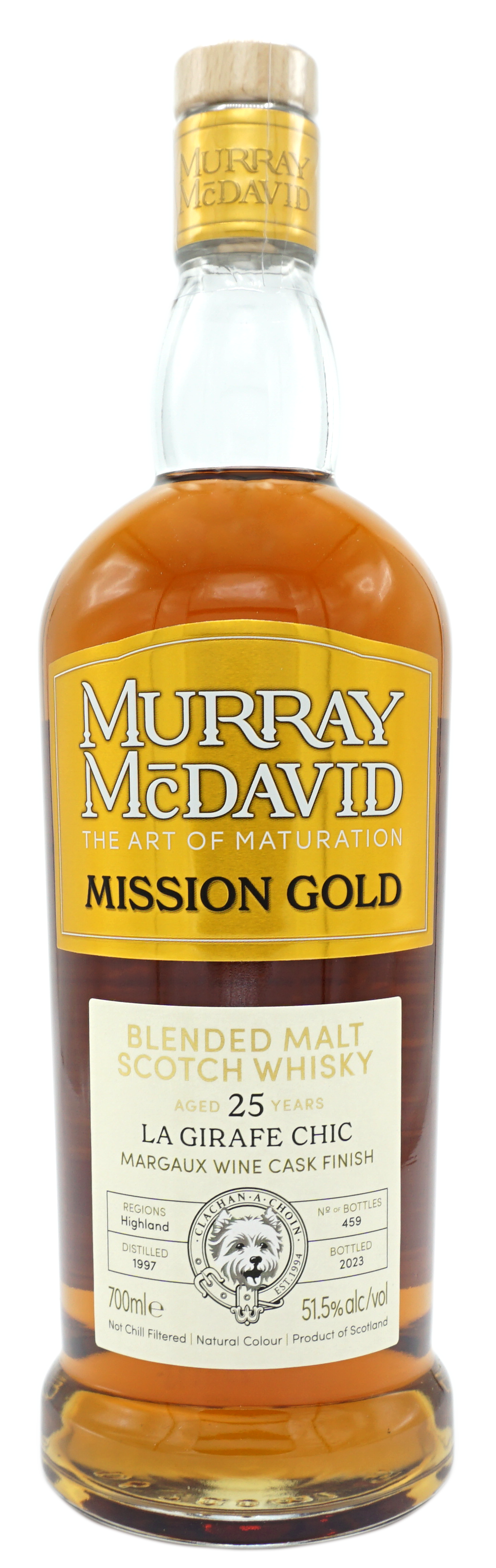MurrayMcDavic MissionGold LaGirafeChic 25y 51,5% Fles