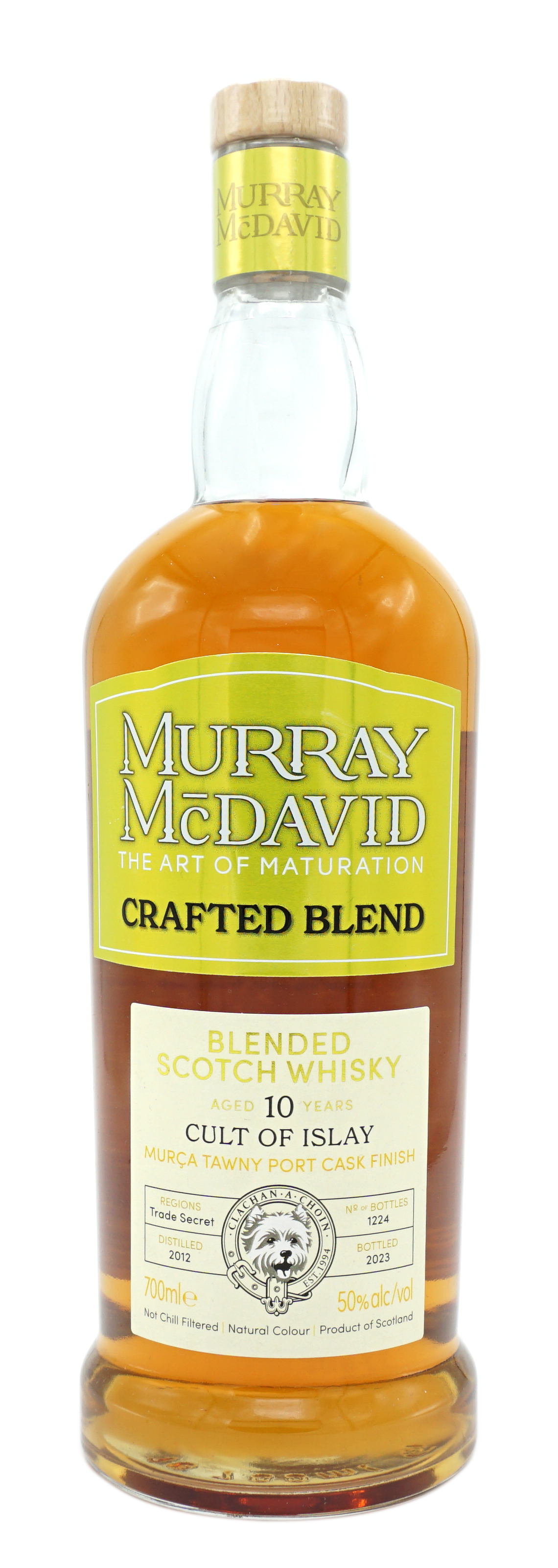 MurrayMcDavid CraftedBlend CultOfIslay TawnyPortFinish 10y 50% Fles