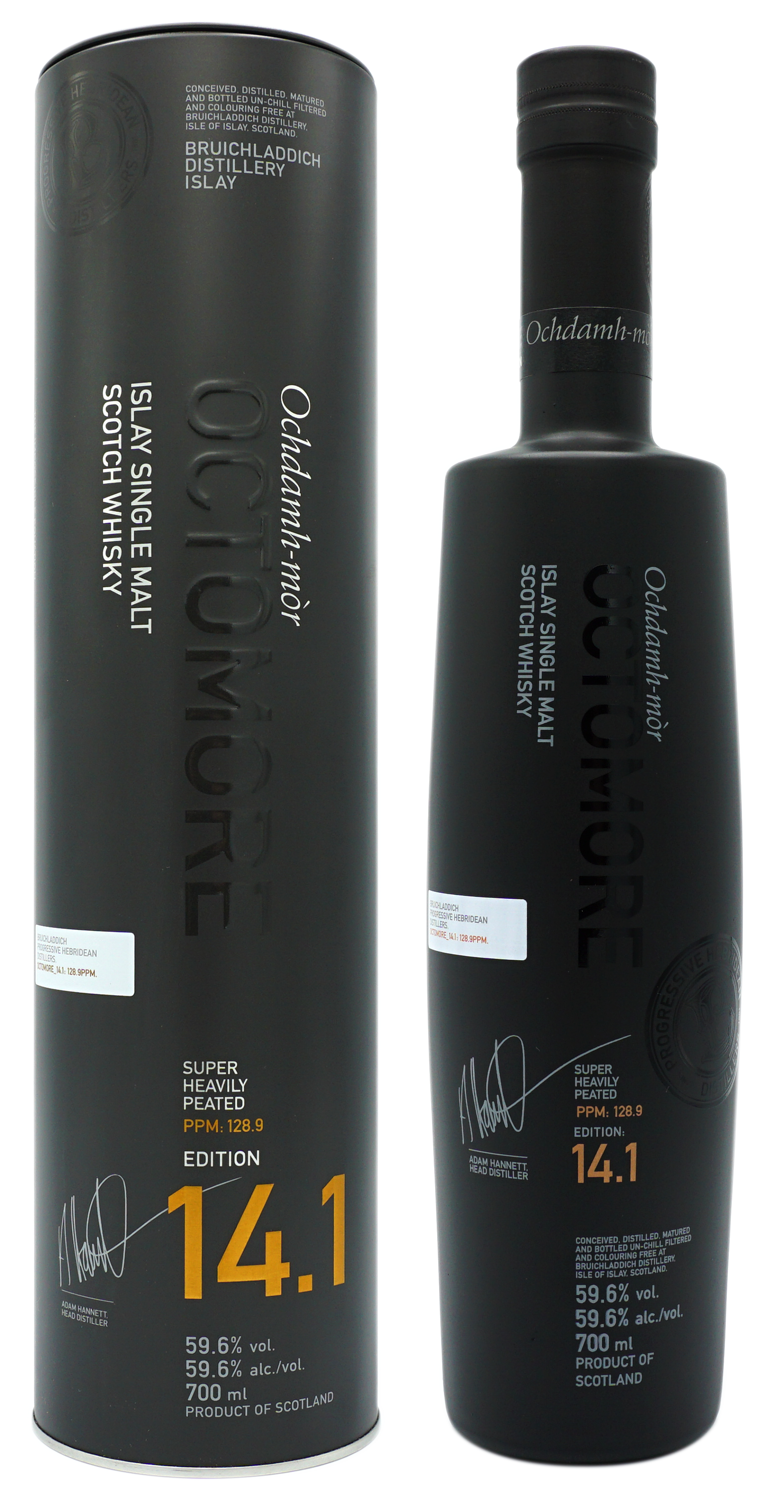 Octomore 14,1 128,9PPM 59,6% Compleet
