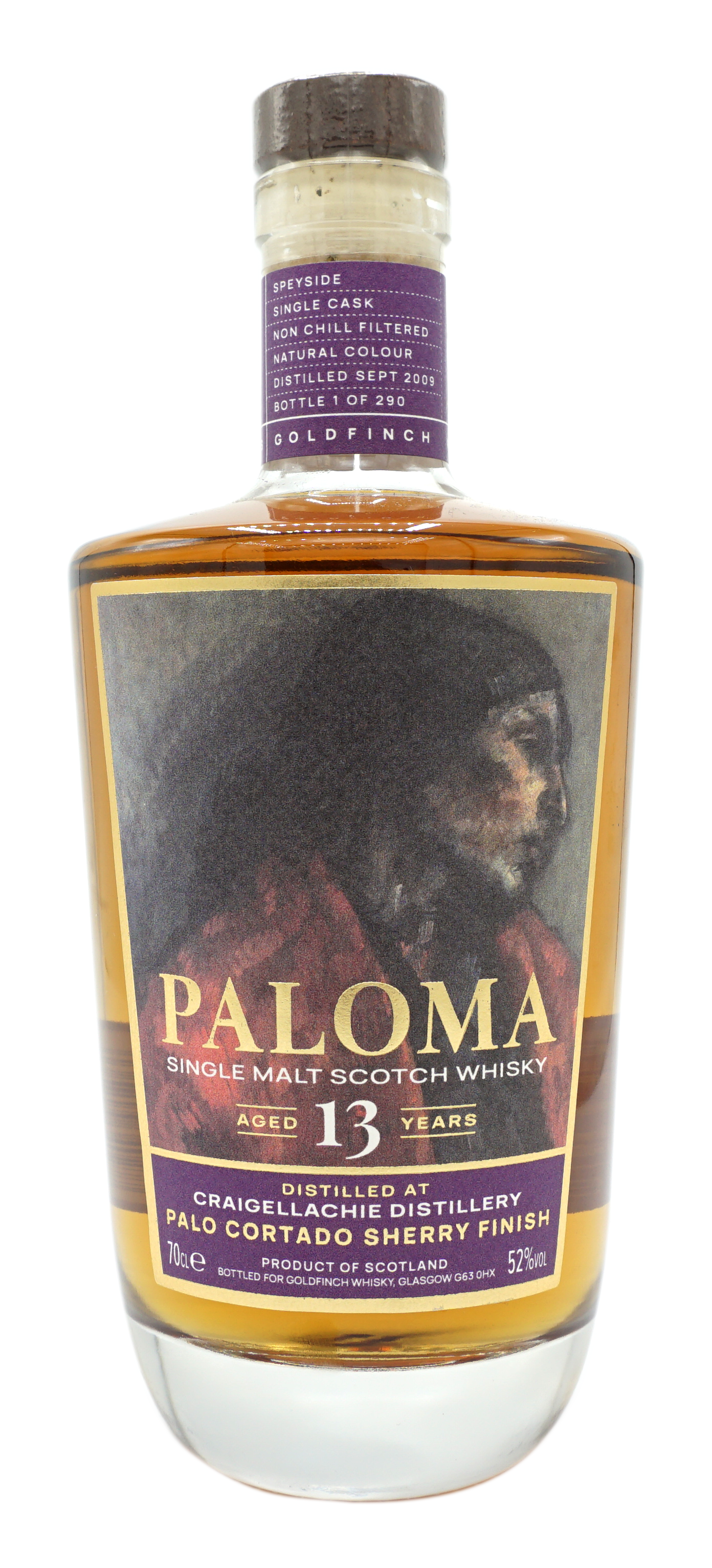 Paloma Goldfinch Craigellachie 13y 52% Fles
