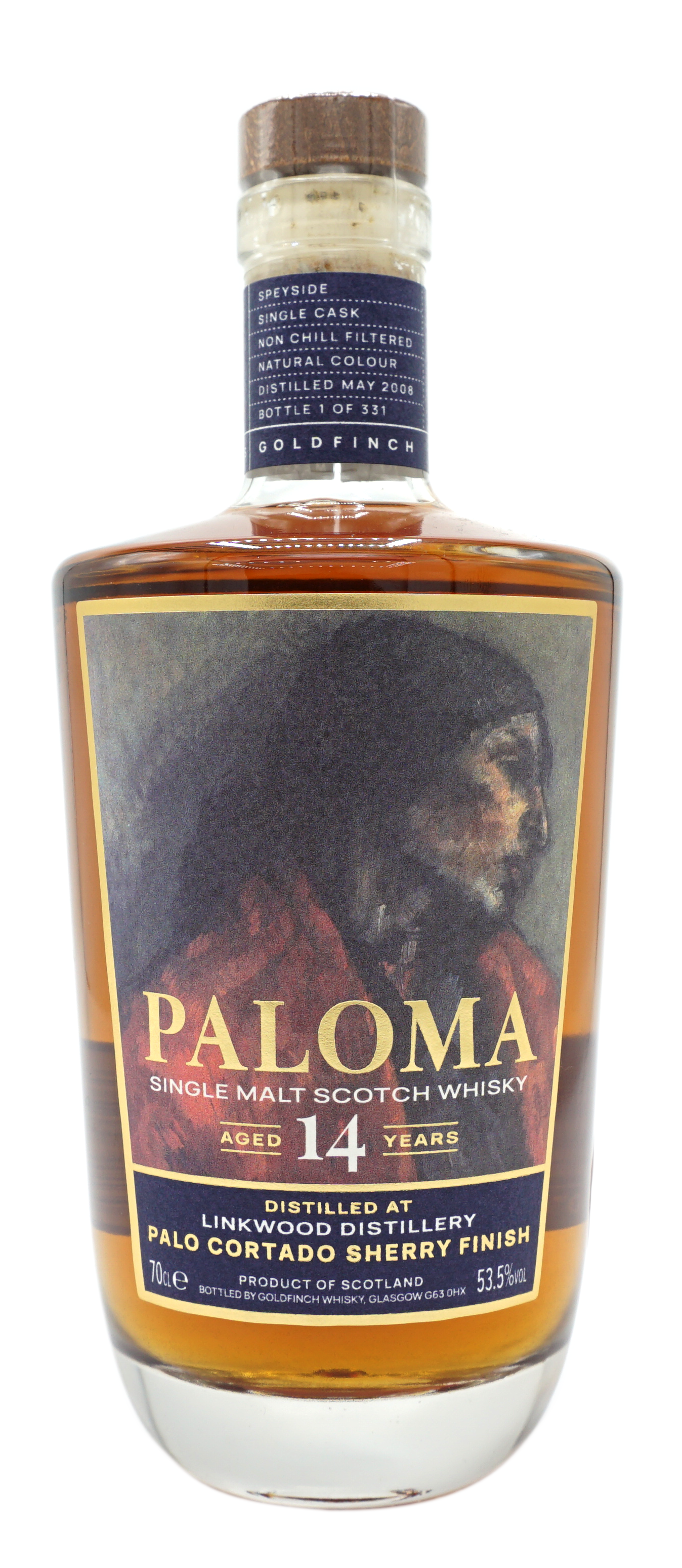 Paloma Goldfinch Linkwood 14y 53,5% Fles