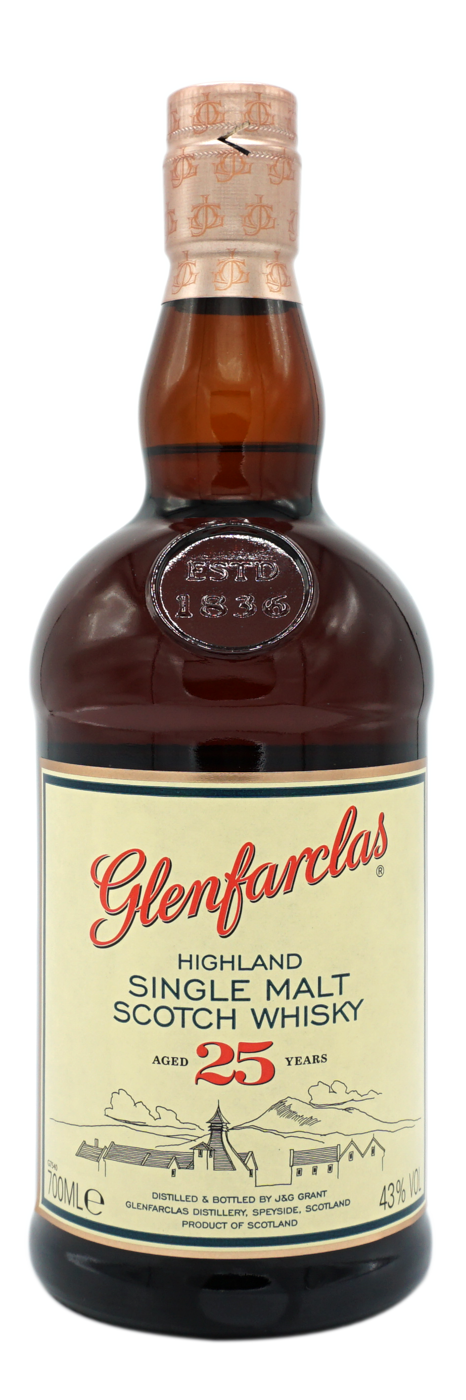 Glenfarclas 25y 43% Fles