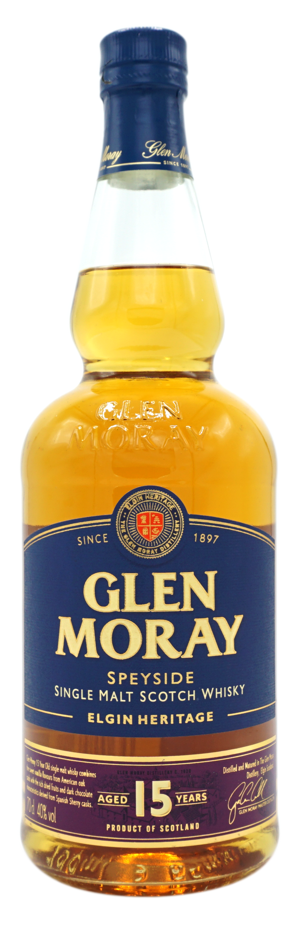 GlenMoray American&SherryCask 15y 40% Fles