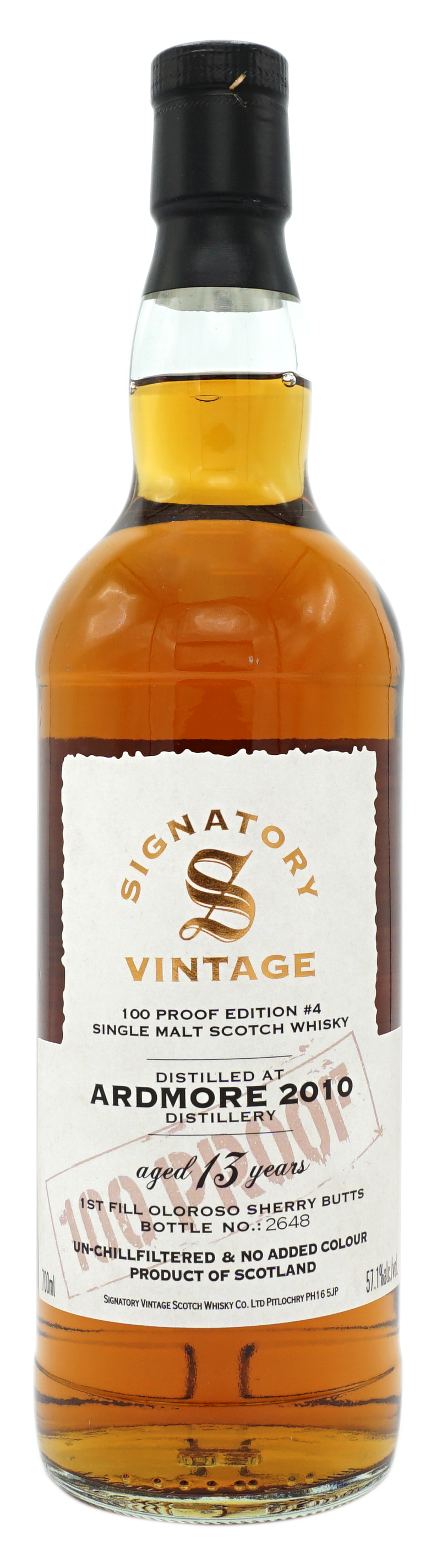 Signatory Vintage Ardmore2010 13y 57,1% Fles