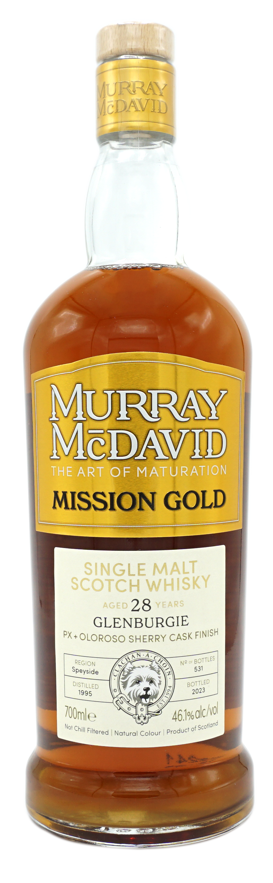 MurrayMcDavid MissionGold Glenburgie Px&OlorosoFinish 28y 46,1% Fles