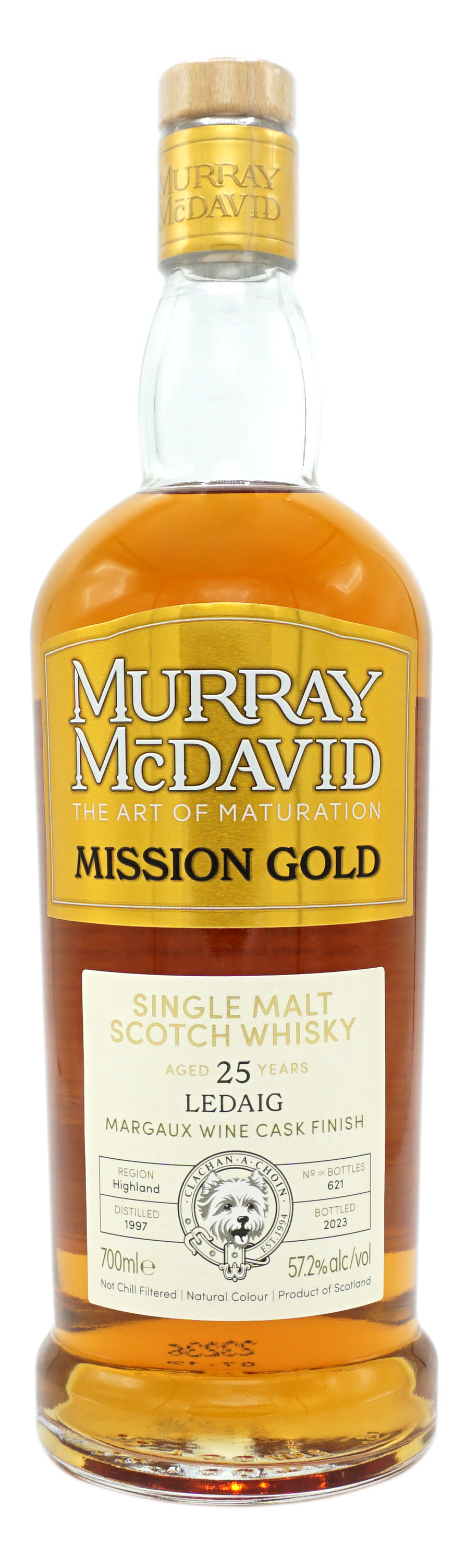 MurrayMcDavid MissionGold Ledaig 25y MargauxWineCask 57,2% Fles