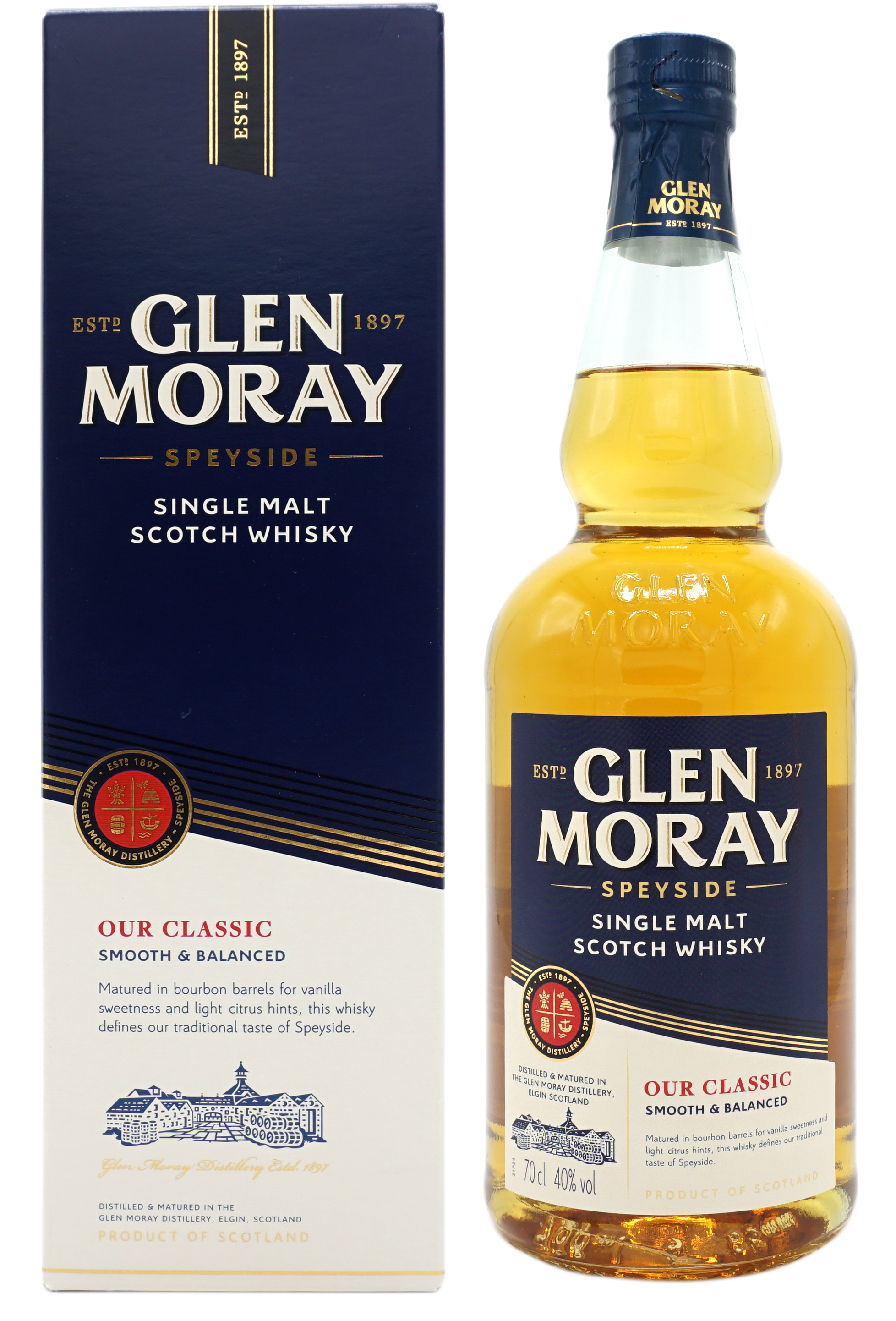 GlenMoray OurClassic 40% Compleet