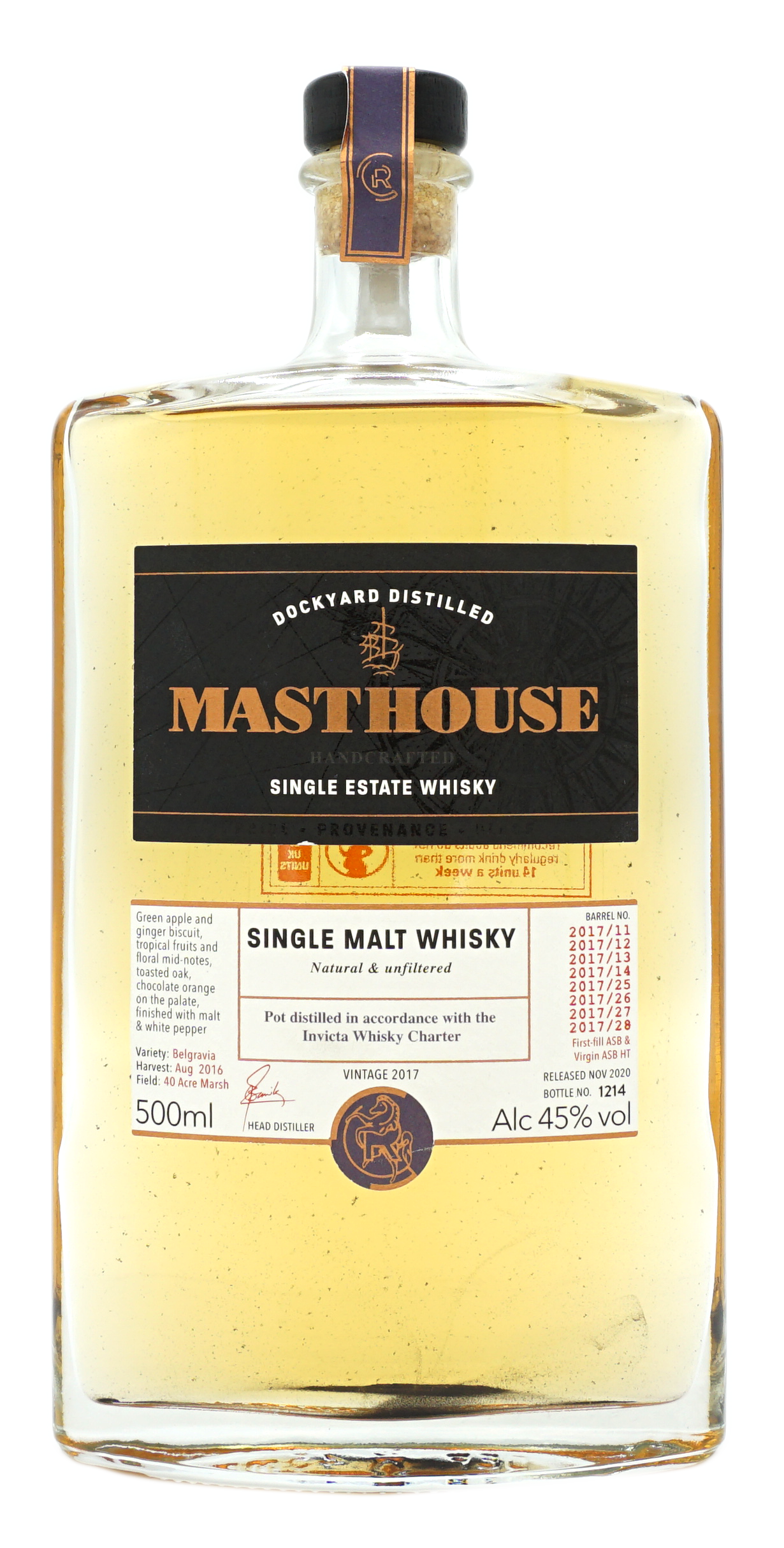 Masthouse IrishWhisky 45% Fles